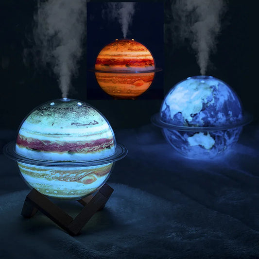 Galaxy Humidifier with Colorful Lights Air Humidifier Atmosphere Night Light  