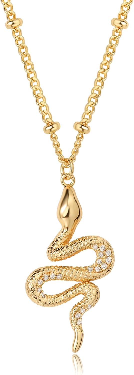 Serpent Snake Necklace 