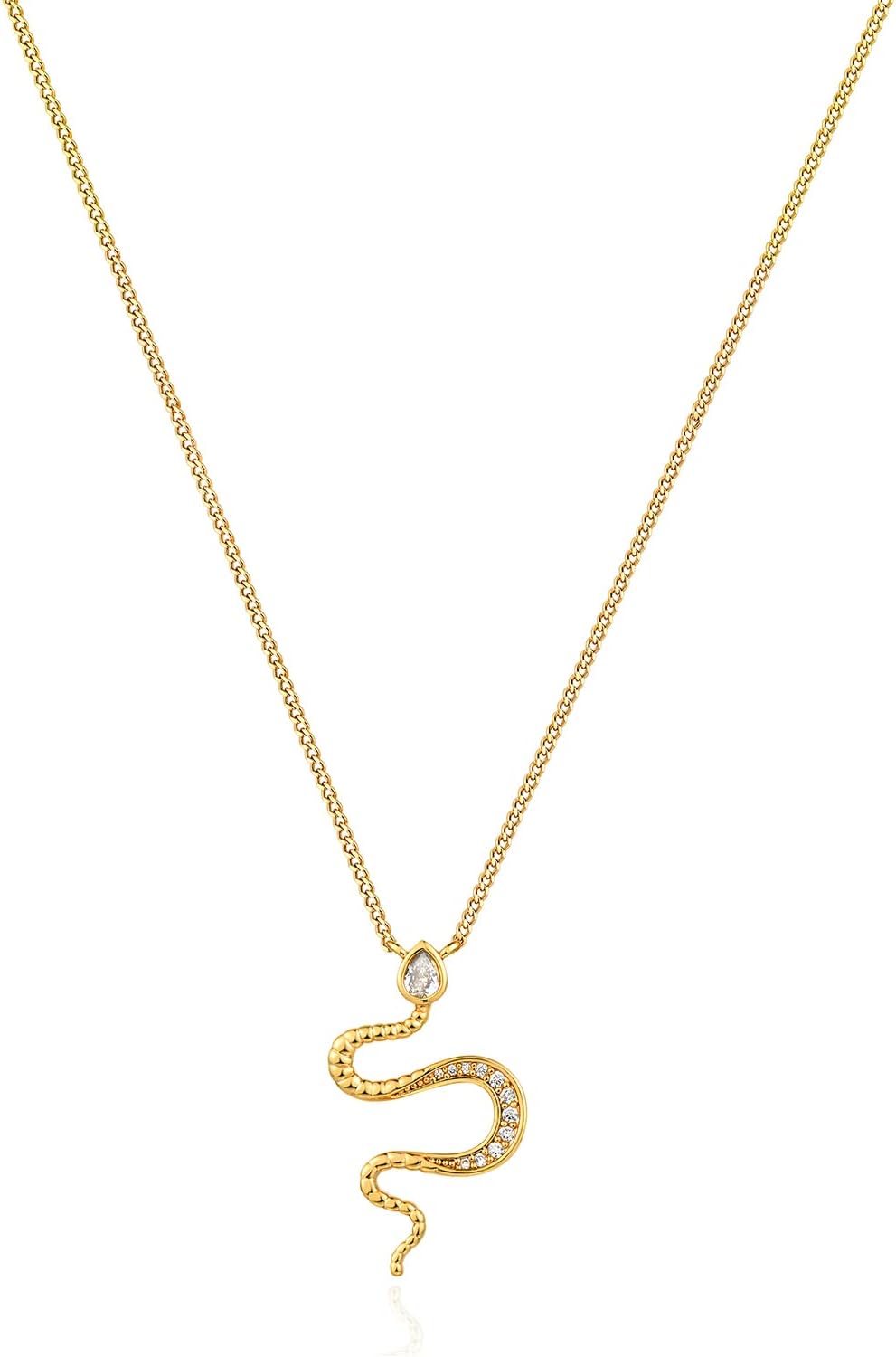 Serpent Snake Necklace 