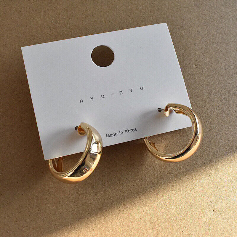  Chunky Gold Hoop Earrings Chic